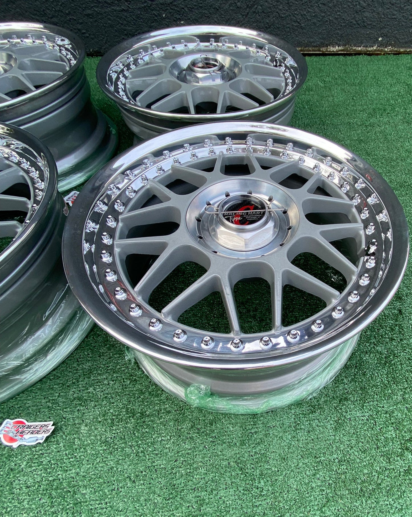 Racing Hart Type C’s - 4x100 & 4x114 - 16X7" +38 Offset