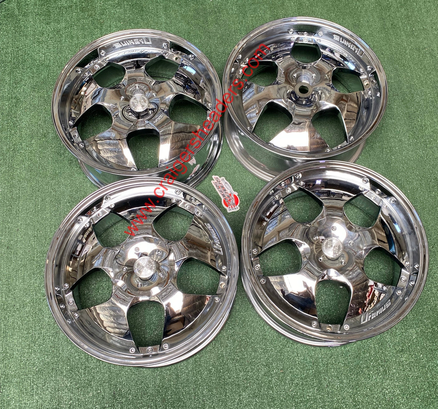 Velox URANIUS Titan Series Wheelset - 5x114 AND 5x120 Lug Pattern - 19 x 8.5" +35 Offset