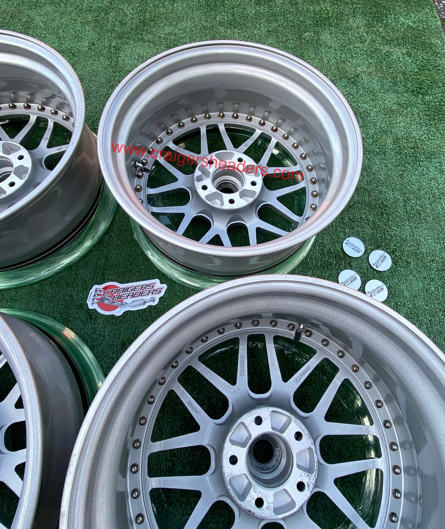 Racing Hart Type C2’s - 5x114 - 17x8.5" and 18x10.5” ~ NSX Setup - Staggered Fitment