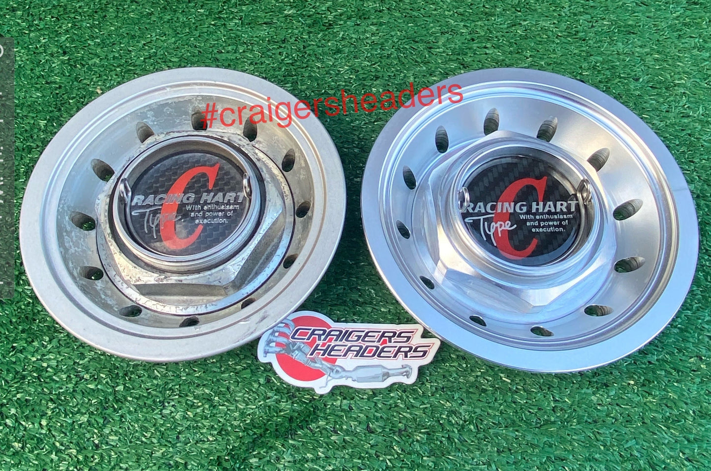 Racing Hart Type C Tracer Caps and Dishes