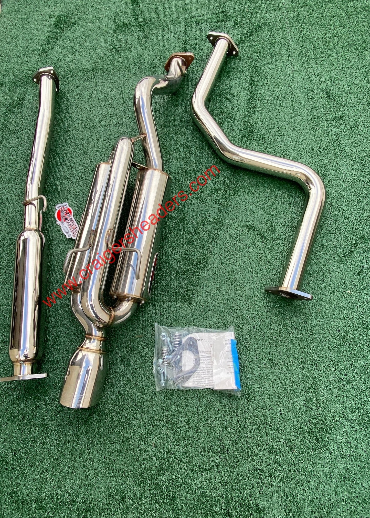 DC Sports Twin Canister Exhaust System - TCS 7021 - 99-00 Honda Civic