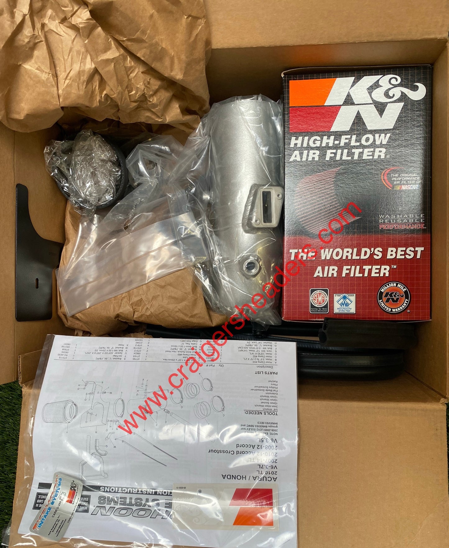 K&N 69-1210TS fits 2008-2012 Honda Accord.