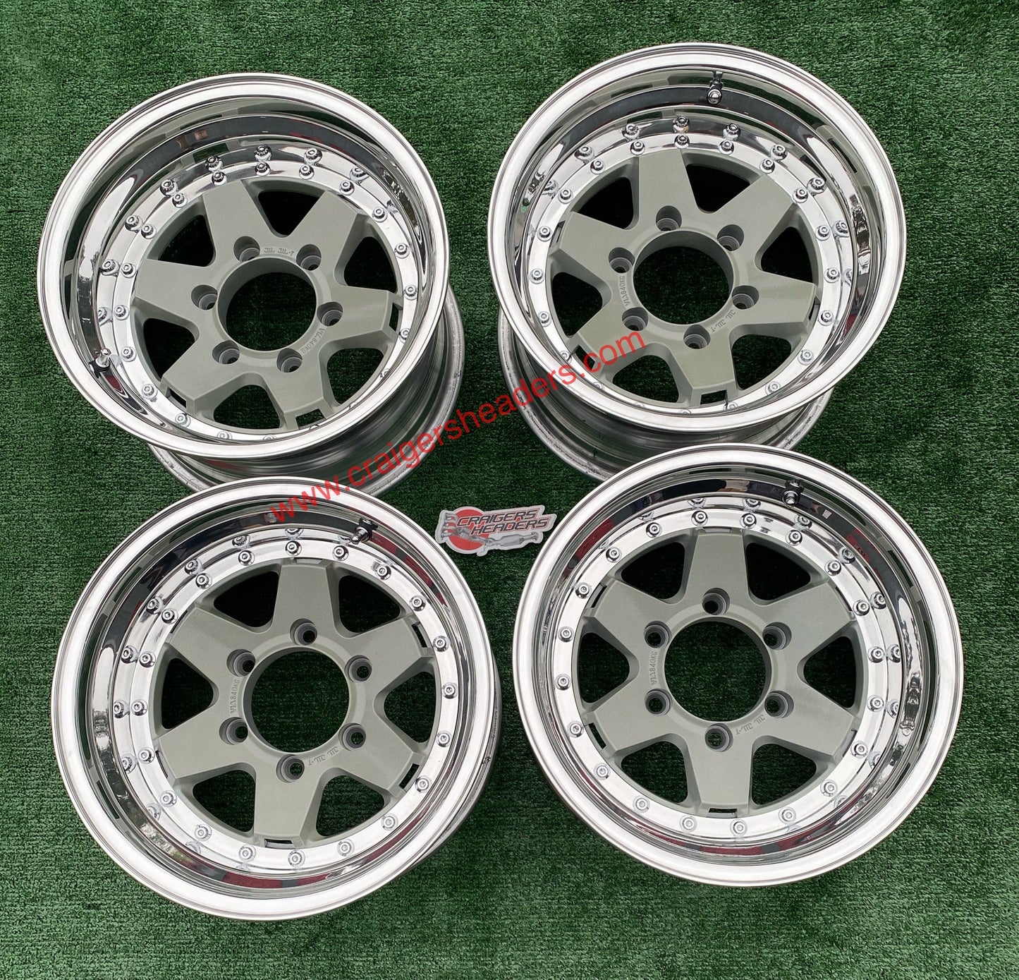 SSR Land Bros Pronghon Wheelset - 15x8.5 - 6x139.7