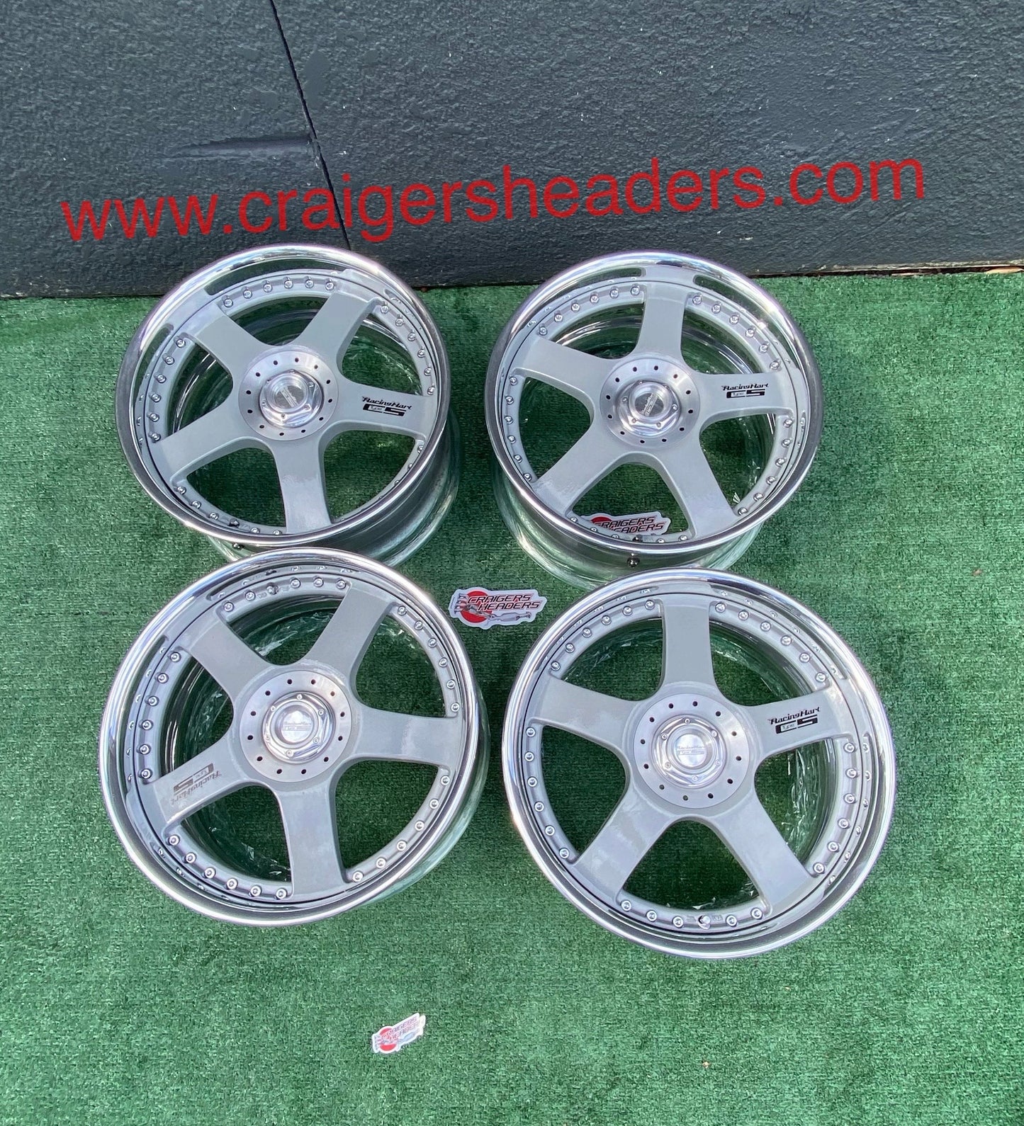 Racing Hart Type C5’s - 4x114 & 5x114 - 18 x 8.5” +38 Offset ~ Square Setup