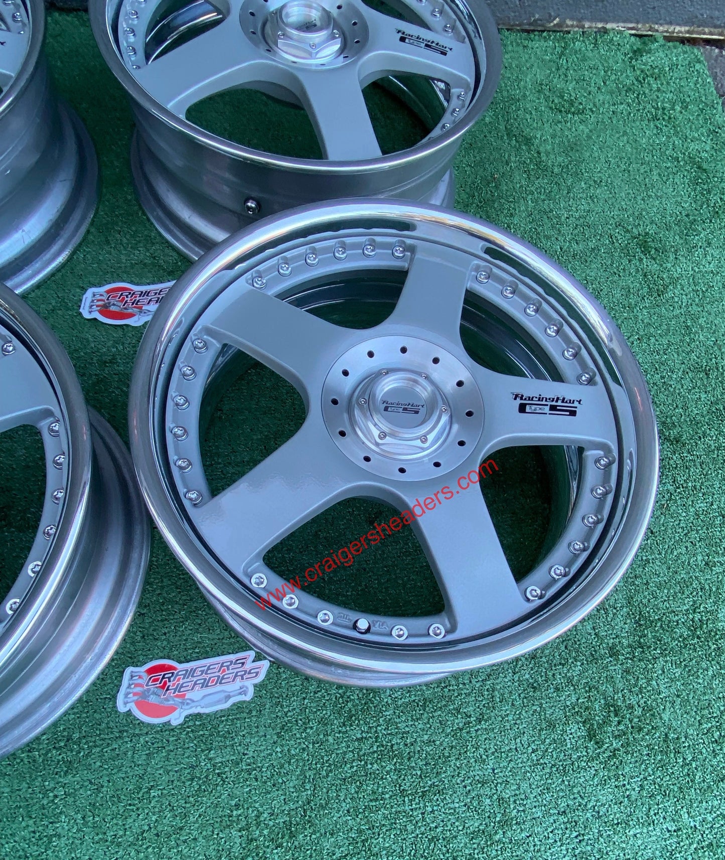 Racing Hart Type C5’s - 4x100 & 4x114 - 17 x 7” +37 Offset - 2