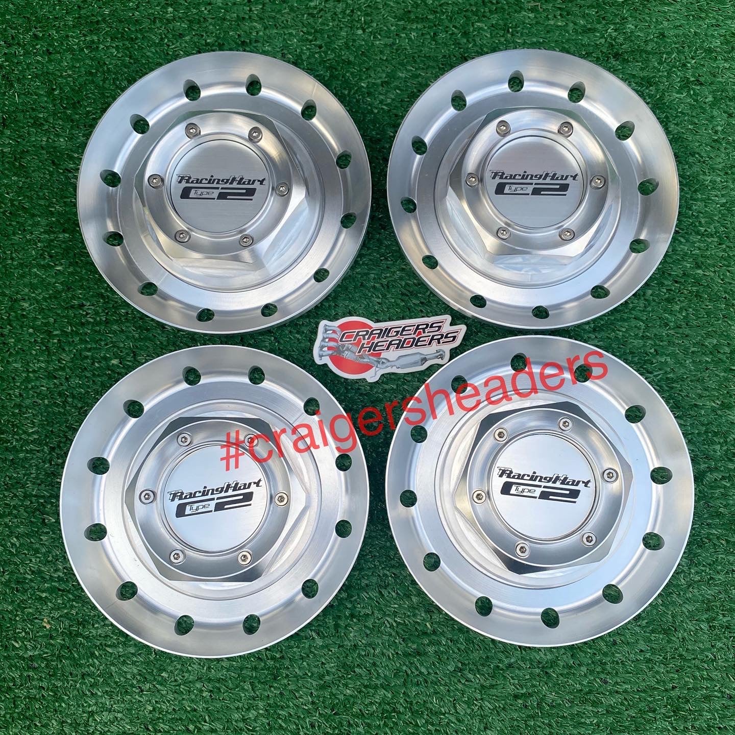 Racing Hart C2 Caps and Dishes