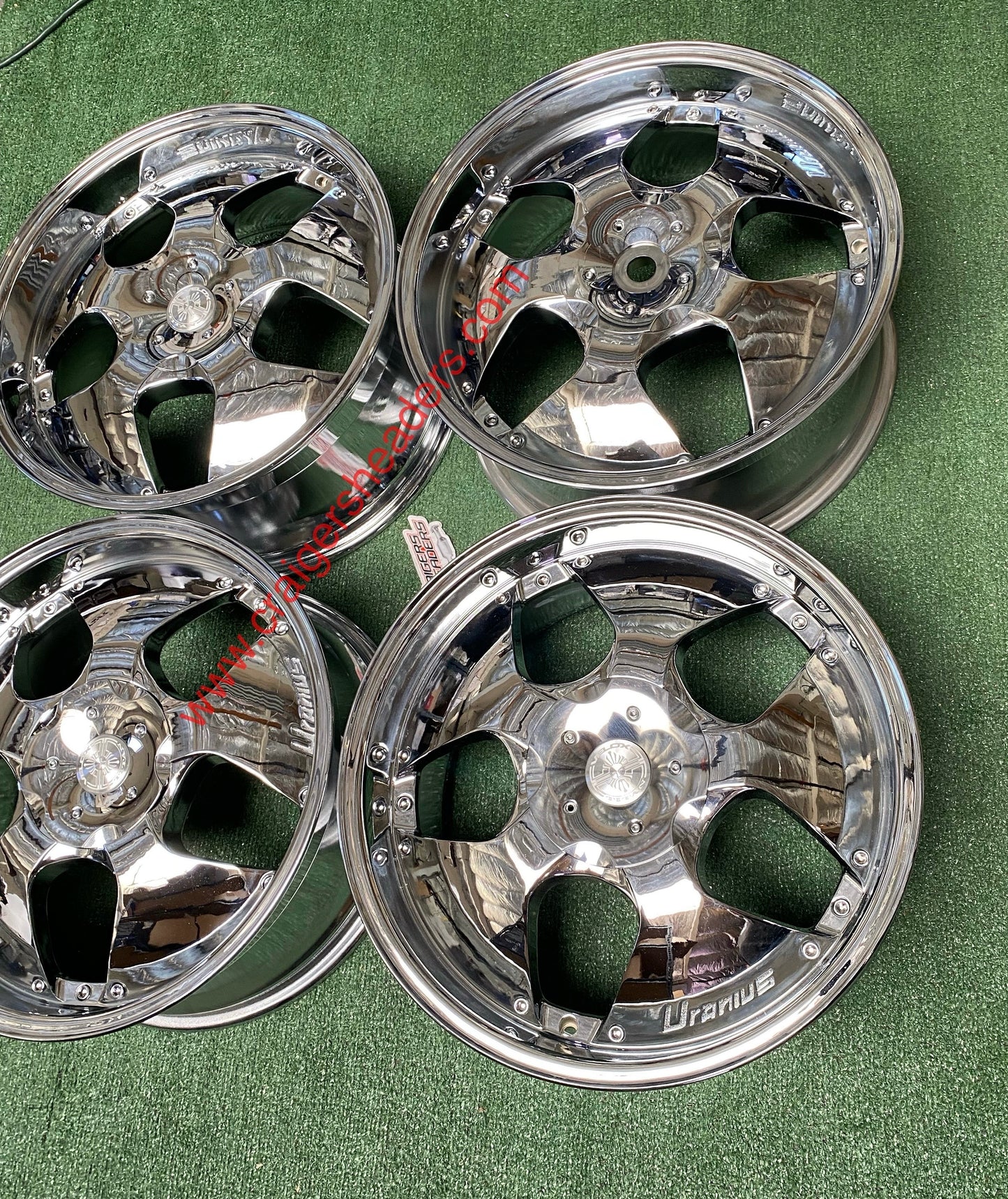 Velox URANIUS Titan Series Wheelset - 5x114 AND 5x120 Lug Pattern - 19 x 8.5" +35 Offset