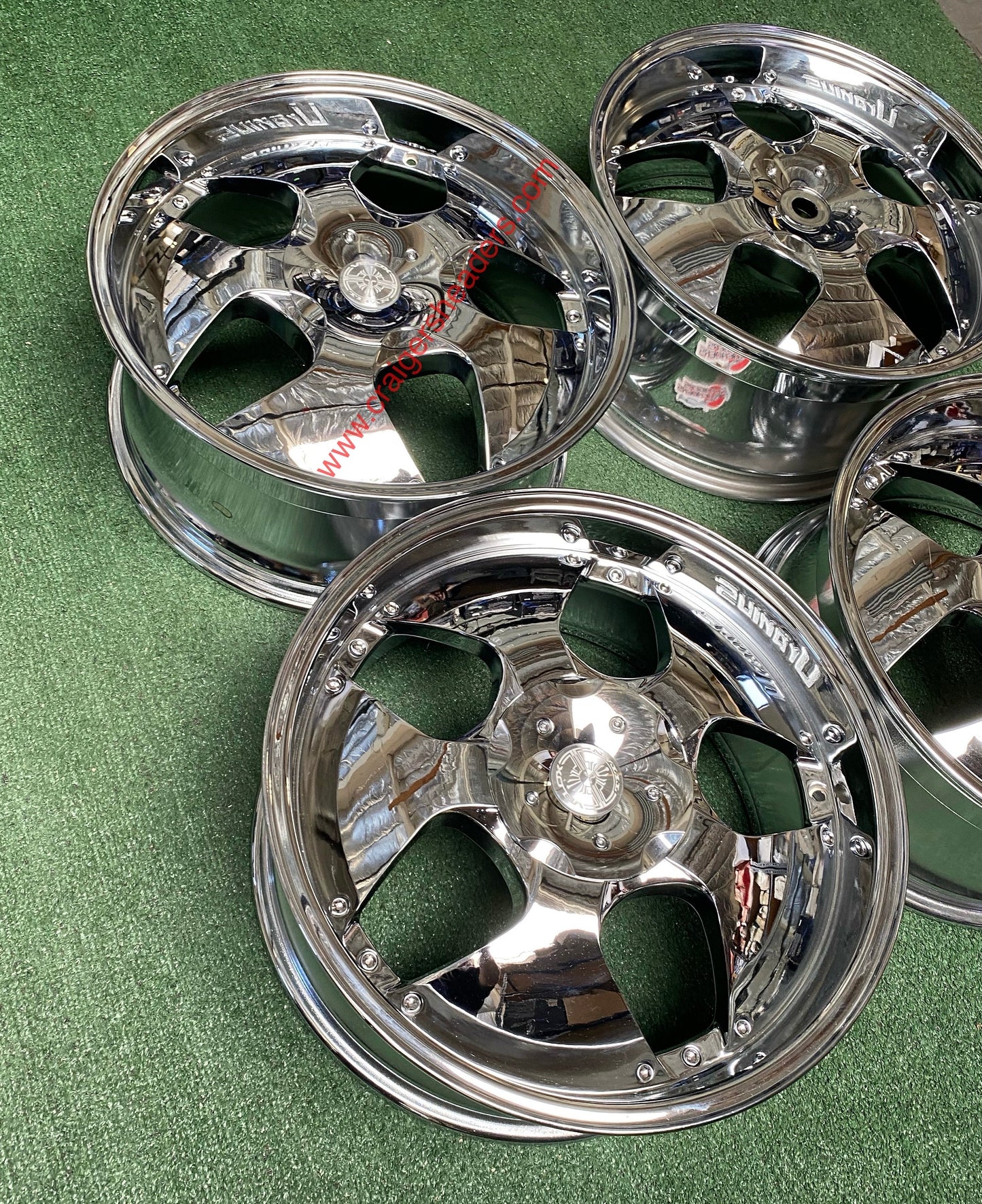 Velox URANIUS Titan Series Wheelset - 5x114 AND 5x120 Lug Pattern - 19 x 8.5" +35 Offset