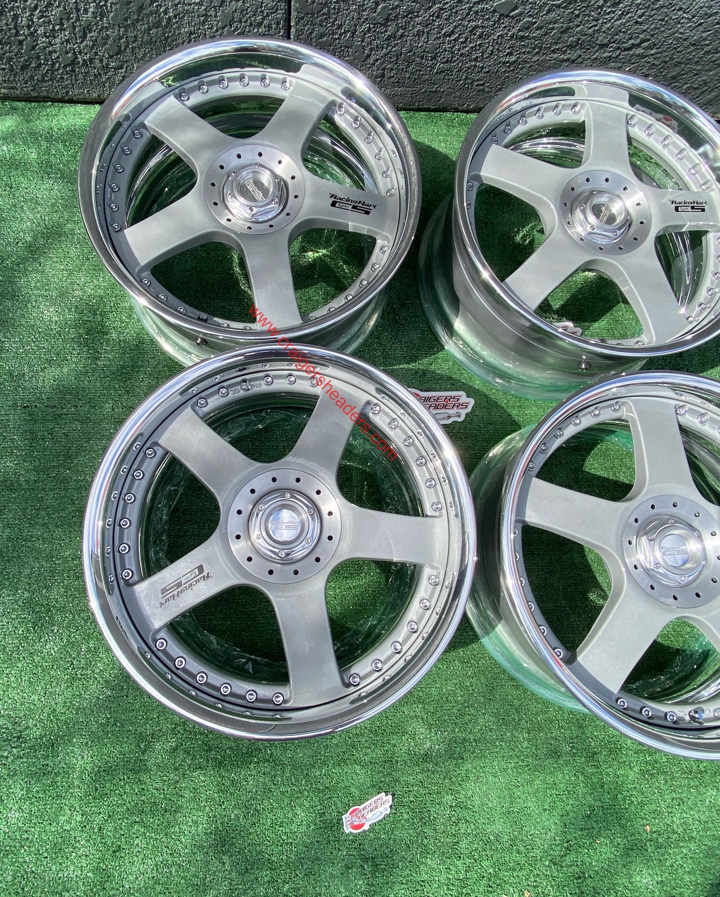 Racing Hart Type C5’s - 4x114 & 5x114 - 18 x 8.5” +38 Offset ~ Square Setup