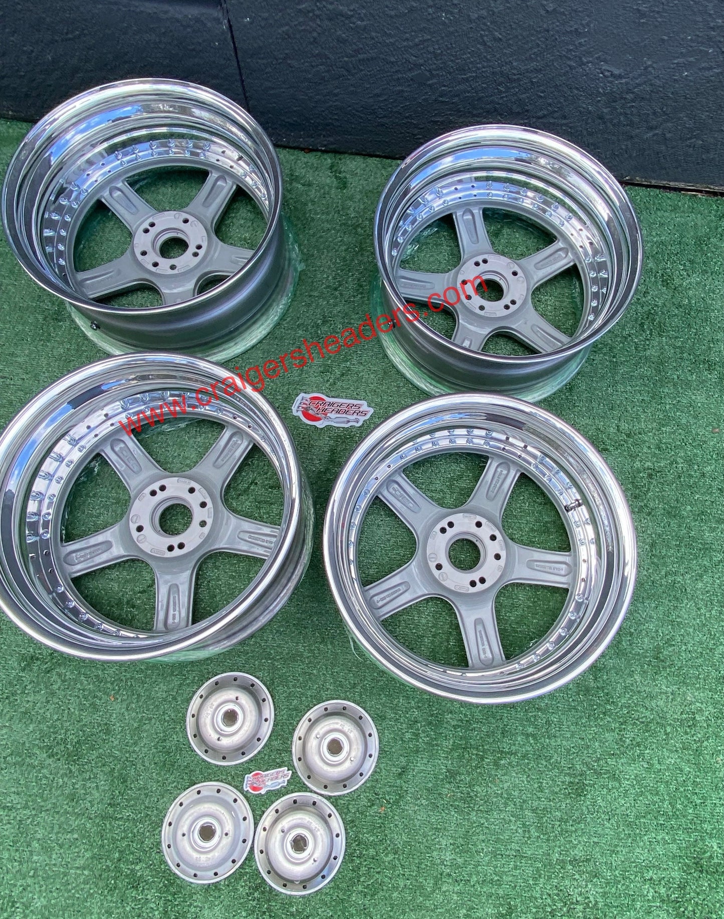 Racing Hart Type C5’s - 4x114 & 5x114 - 18 x 8.5” +38 Offset ~ Square Setup