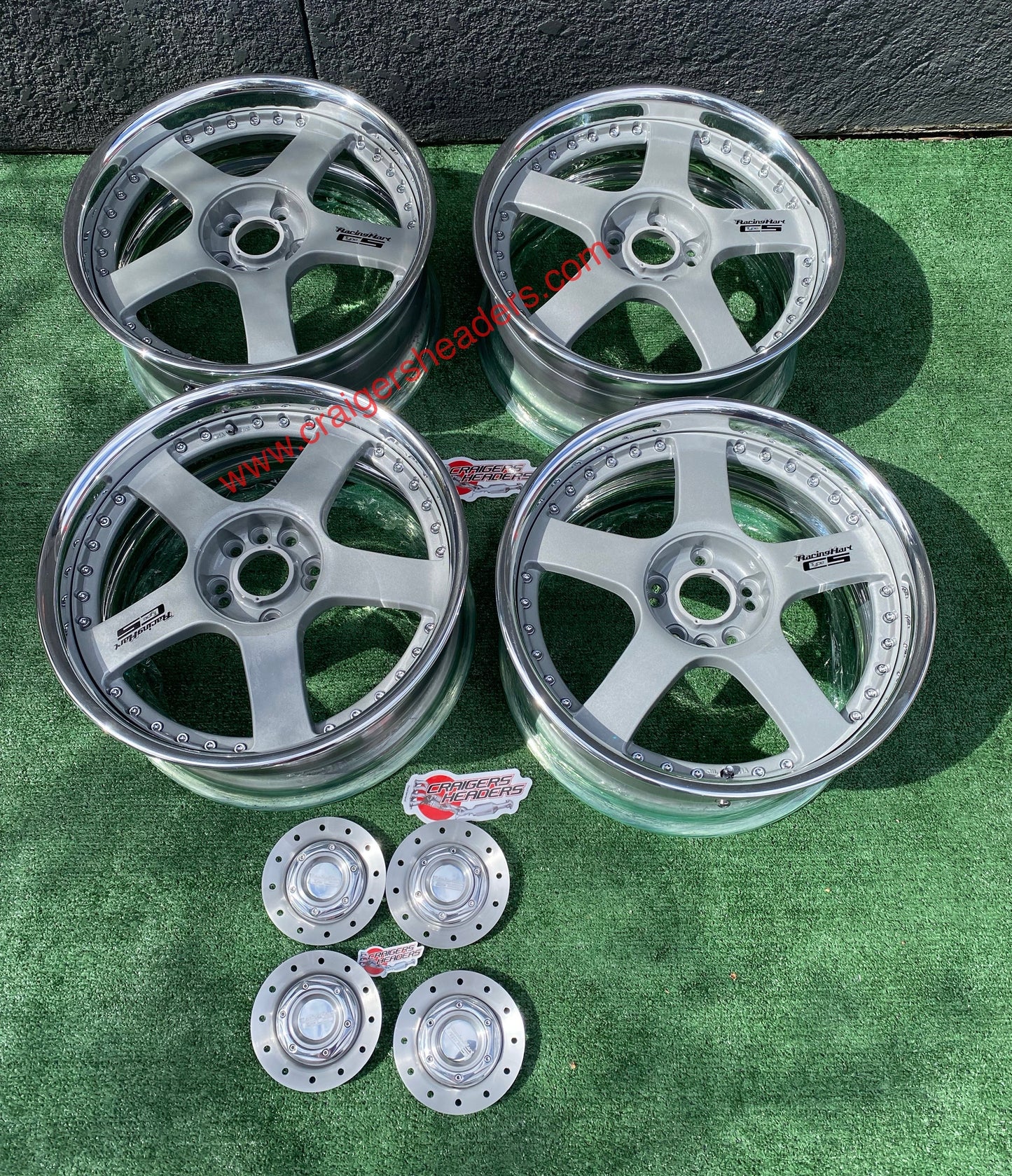 Racing Hart Type C5’s - 4x114 & 5x114 - 18 x 8.5” +38 Offset ~ Square Setup