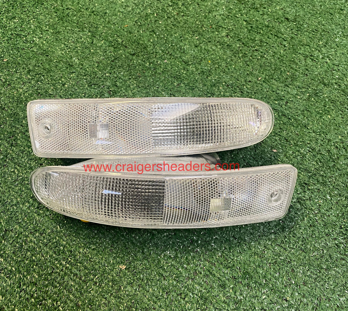 2000-2002 Mitsubishi Eclipse Clear Bumper Lights