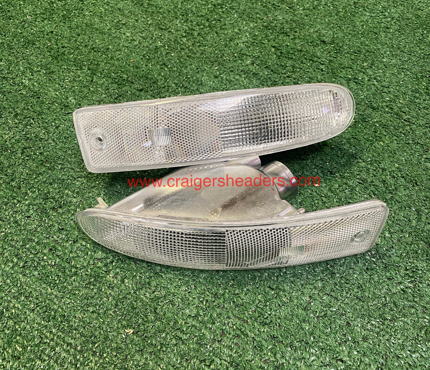 2000-2002 Mitsubishi Eclipse Clear Bumper Lights