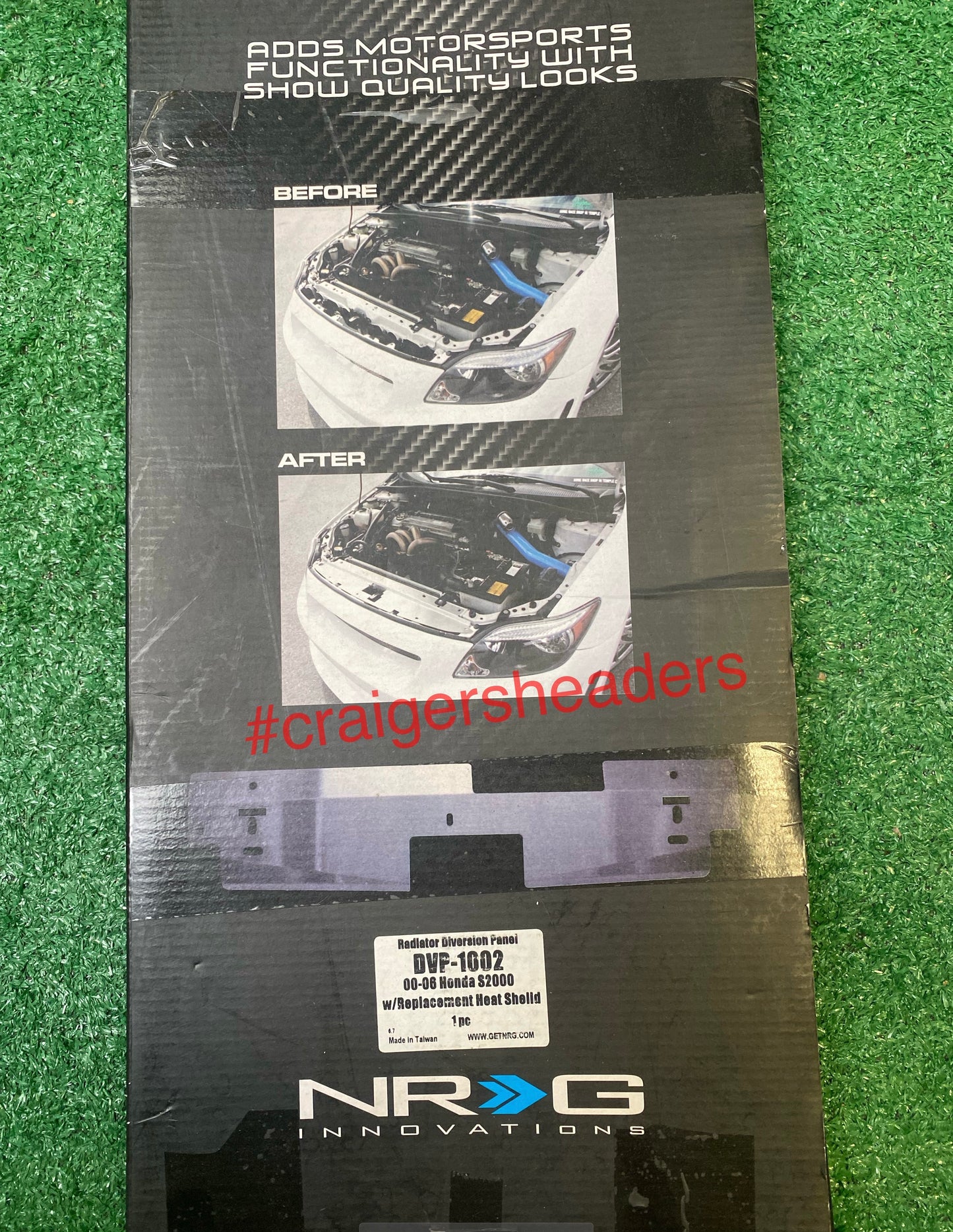 NRG SS Air Diversion Panel, 2000-2006 Honda S2000 (DVP-1002)