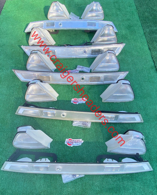 Clear White Rear Tail Light Lamp For Honda Accord Coupe 98-02