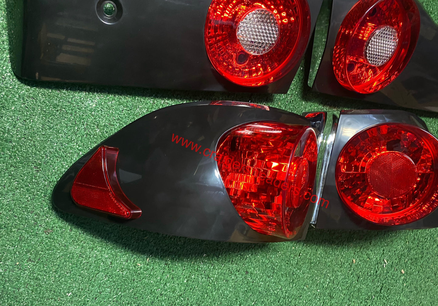 TYC Elegante Red Eye Rear Tail Light Lamps for the Honda Accord 01-02 Sedan