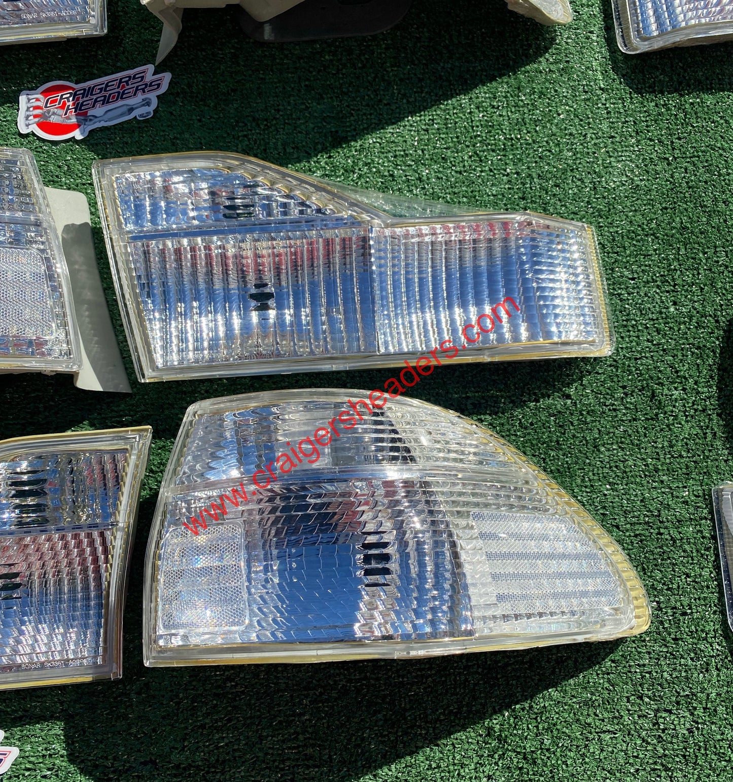 Clear White Rear Tail Light Lamp For Honda Accord Sedan 98-00