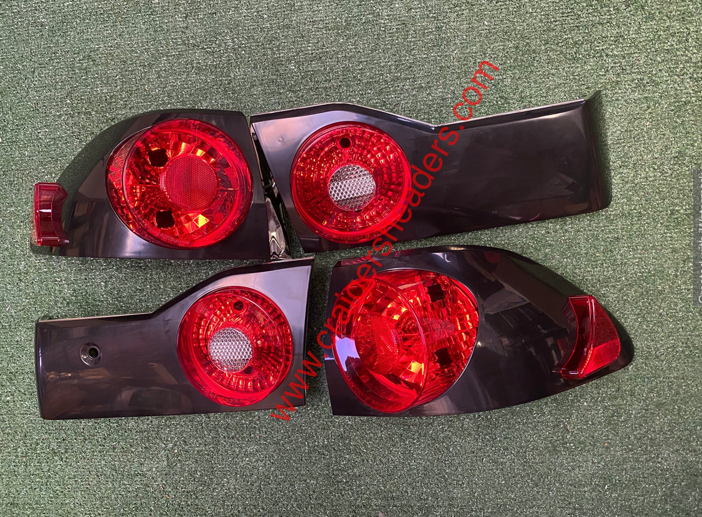 TYC Elegante Red Eye Rear Tail Light Lamps for the Honda Accord 01-02 Sedan