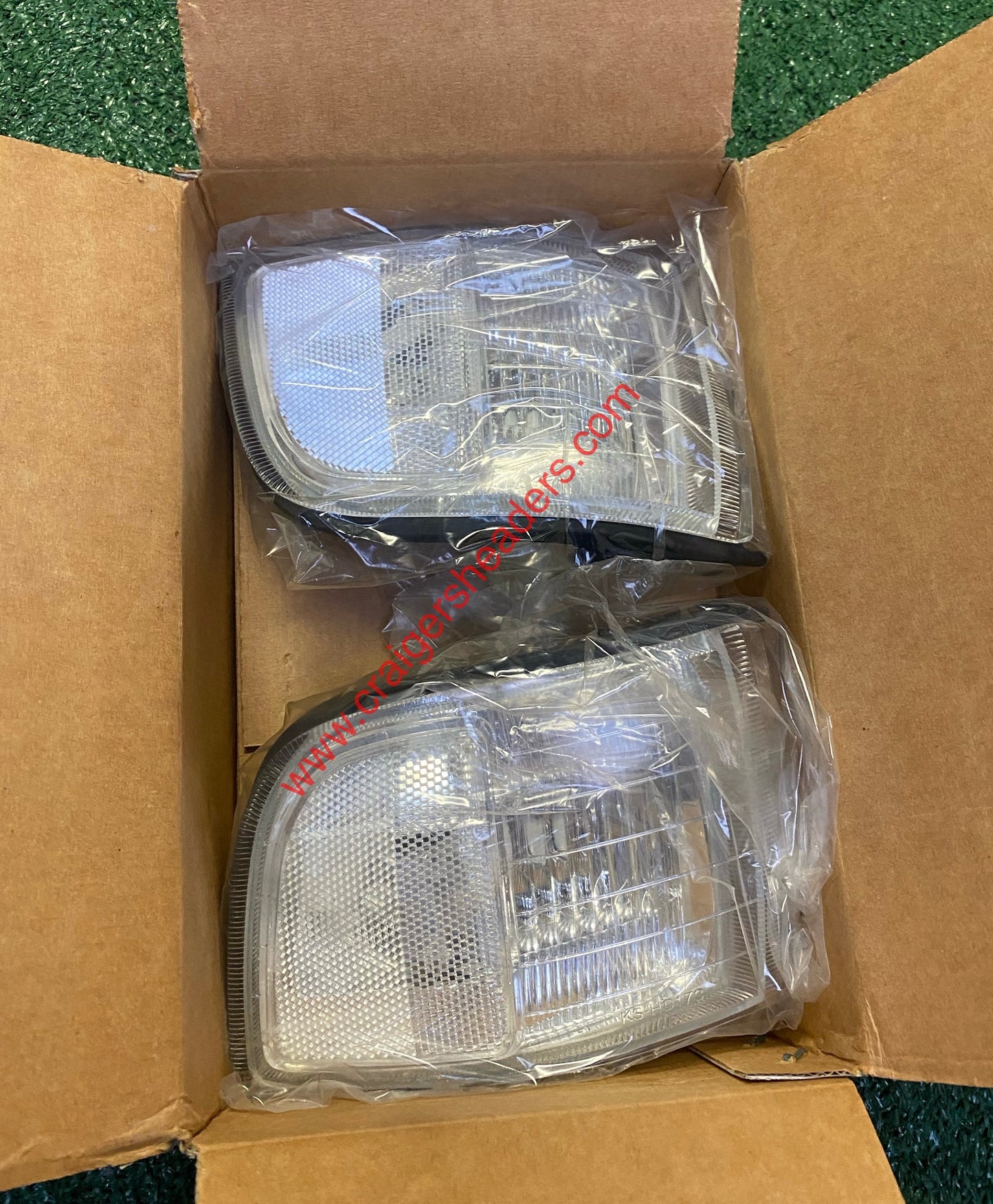 91-95 Acura Legend 4d Clear Corner Lights + Bumper Signal Lights Lamp