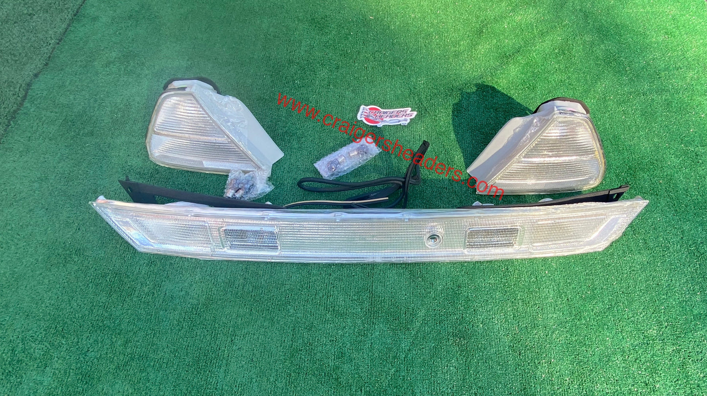 Clear White Rear Tail Light Lamp For Honda Accord Coupe 98-02