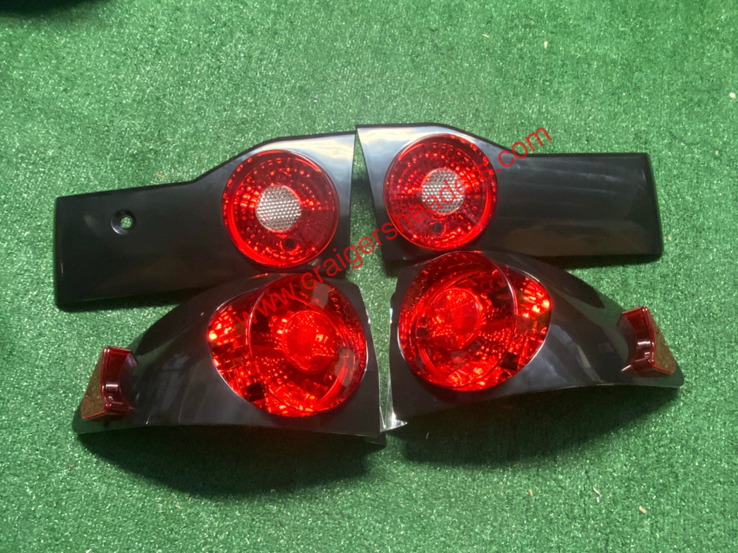 TYC Elegante Red Eye Rear Tail Light Lamps for the Honda Accord 01-02 Sedan