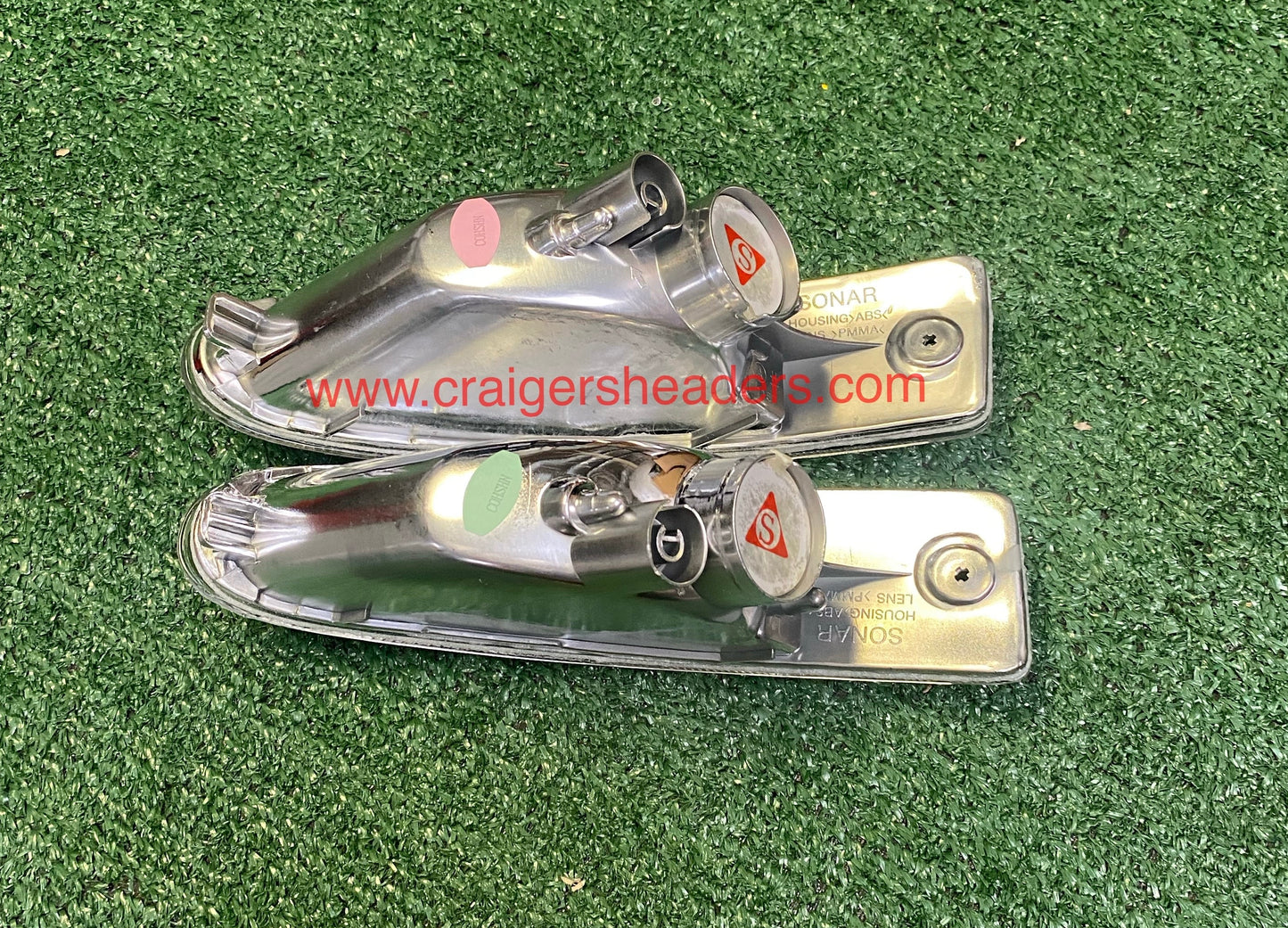 2000-2002 Mitsubishi Eclipse Clear Bumper Lights