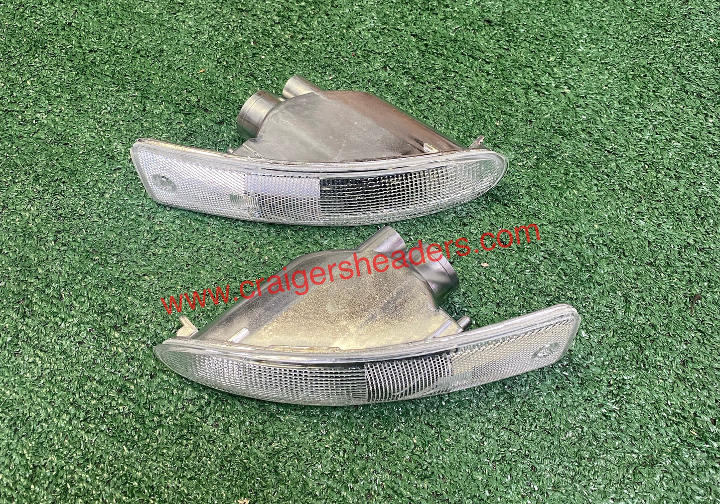 2000-2002 Mitsubishi Eclipse Clear Bumper Lights