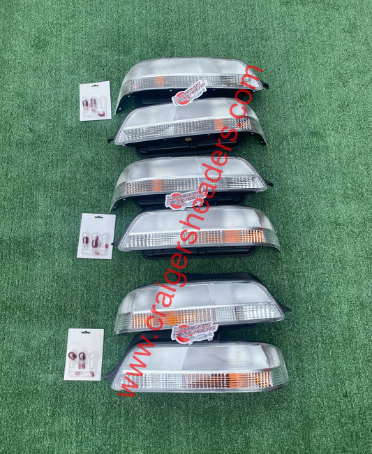 Clear White Rear Tail Light Lamp For Honda Prelude 97-01