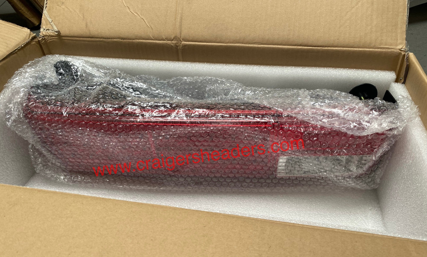 Ford MUStang 87-93 LED Tail Lights Red Clear ALT-ON-FM87-LED-RC - SPYDER