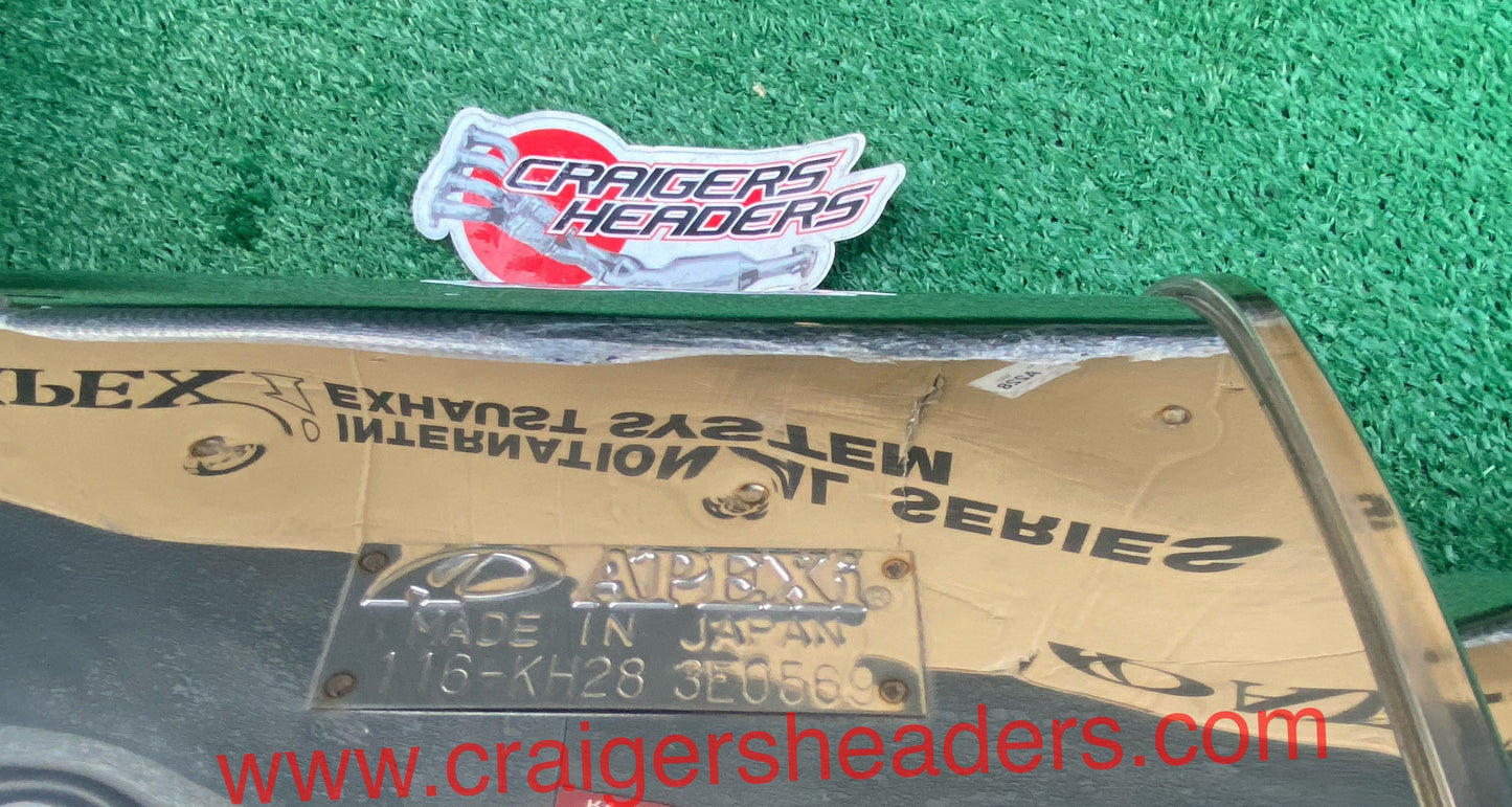 APEX INTEGRATION (A'PEXI) WS2 Cat-back exhaust system 03-07 Accord Coupe