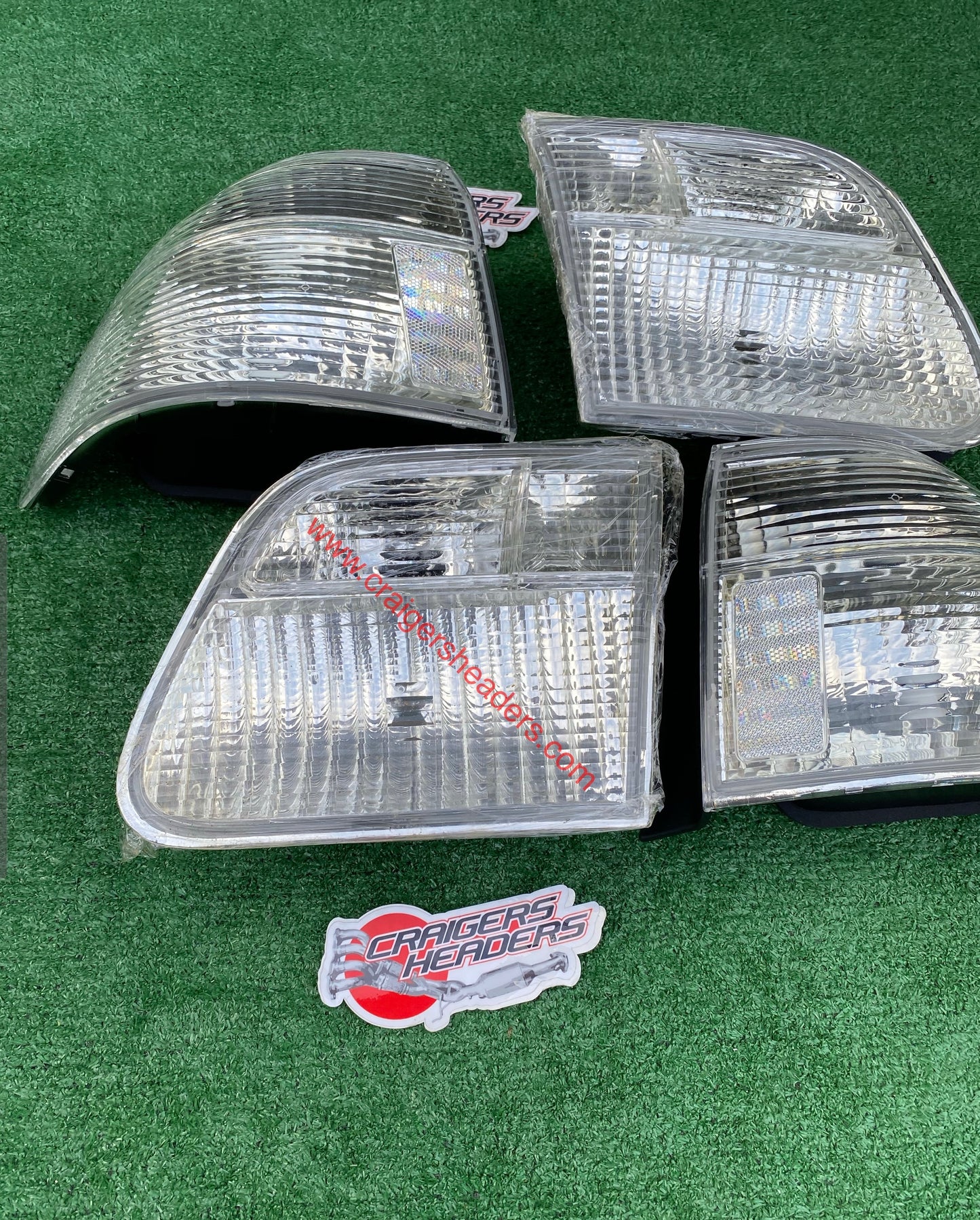 Clear White Rear Tail Light Lamp For Honda Civic 4Door Sedan EK 99-00