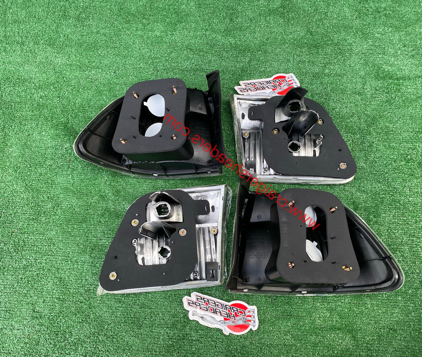 Clear White Rear Tail Light Lamp For Honda Civic 4Door Sedan EK 99-00