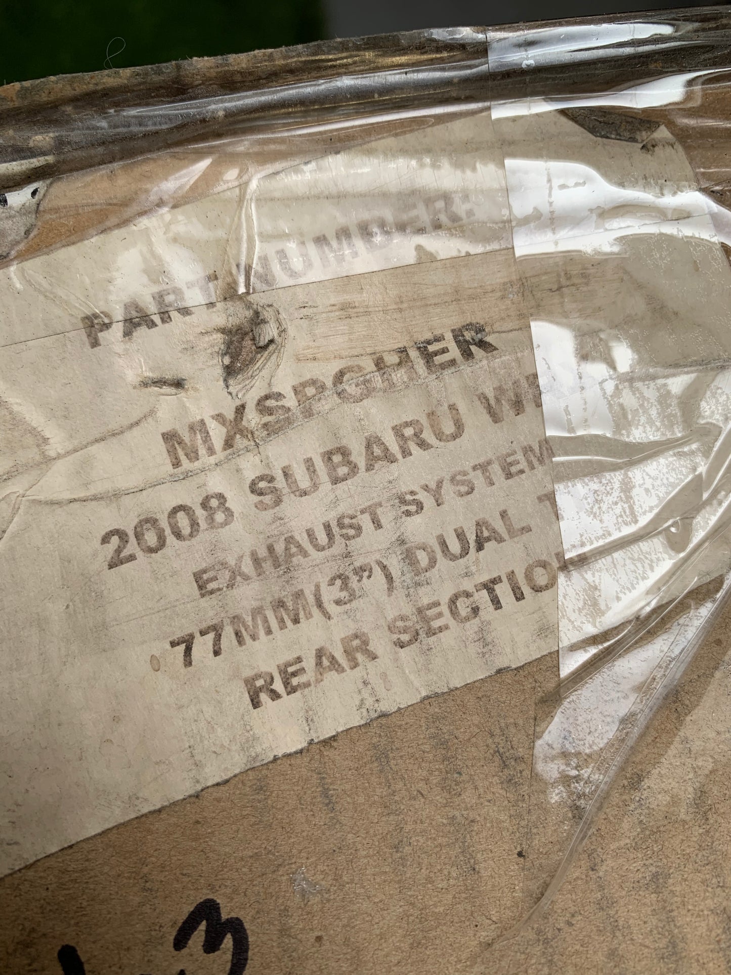 2008 Subaru Impreza GRB WRX - MXP Stainless Steel Exhaust "Rear Section"