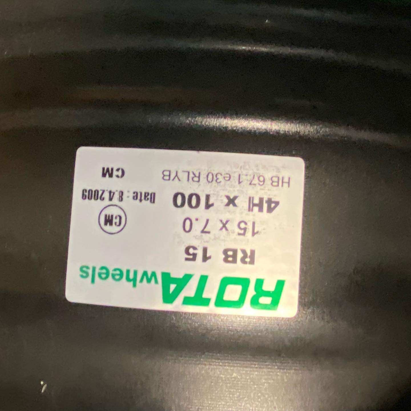 Rota RB-15 wheelset - 4x100 - 15 x 7"