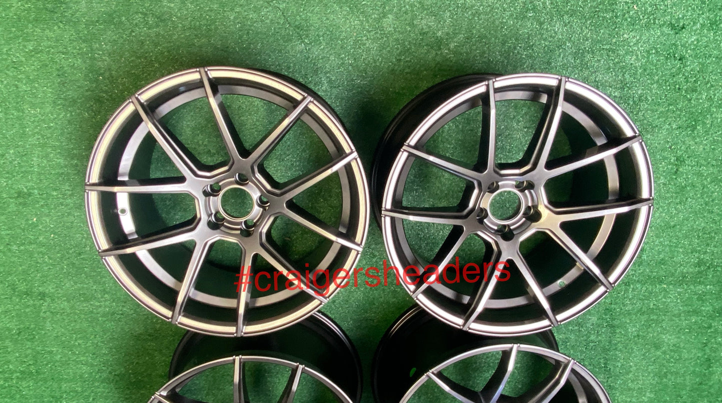 Avid SL02 Hyper Black wheelset - 5x100 - 18x9.5”
