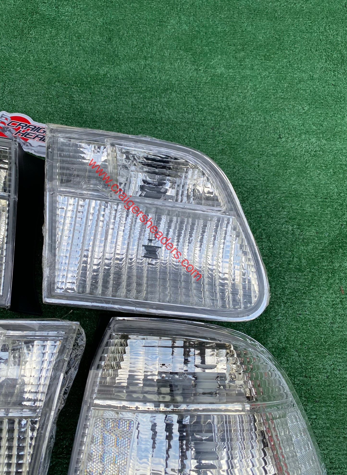 Clear White Rear Tail Light Lamp For Honda Civic 4Door Sedan EK 99-00
