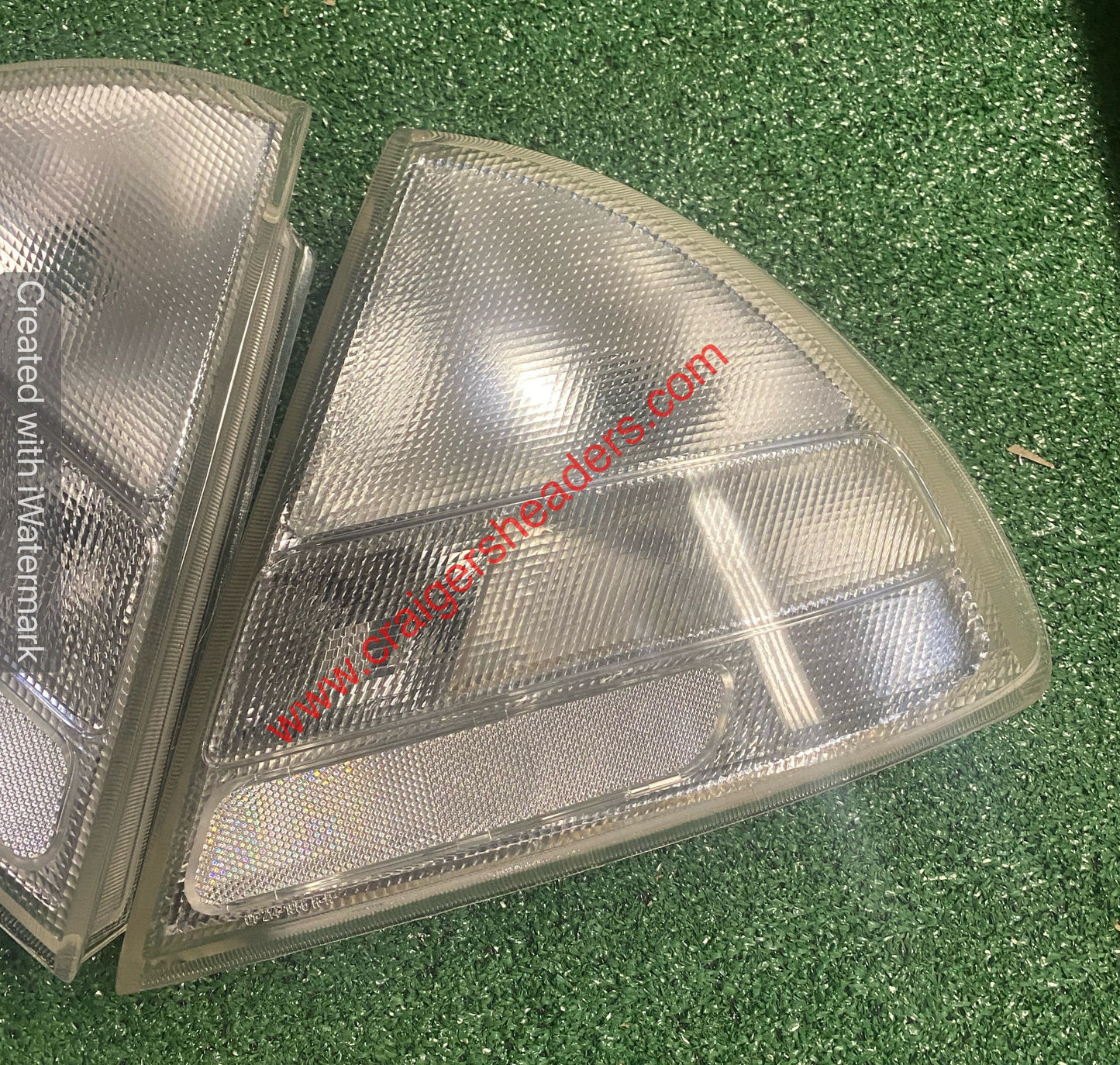 1997-1998 Mitsubishi Mirage Rear Clear Tail Light Assemblies