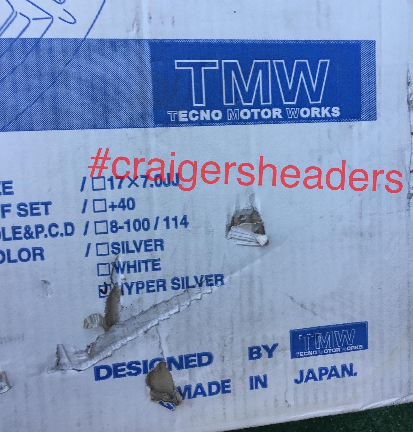 TMW Modello Rx wheelset - 4x100 & 4x114 wheelset - 17x7"