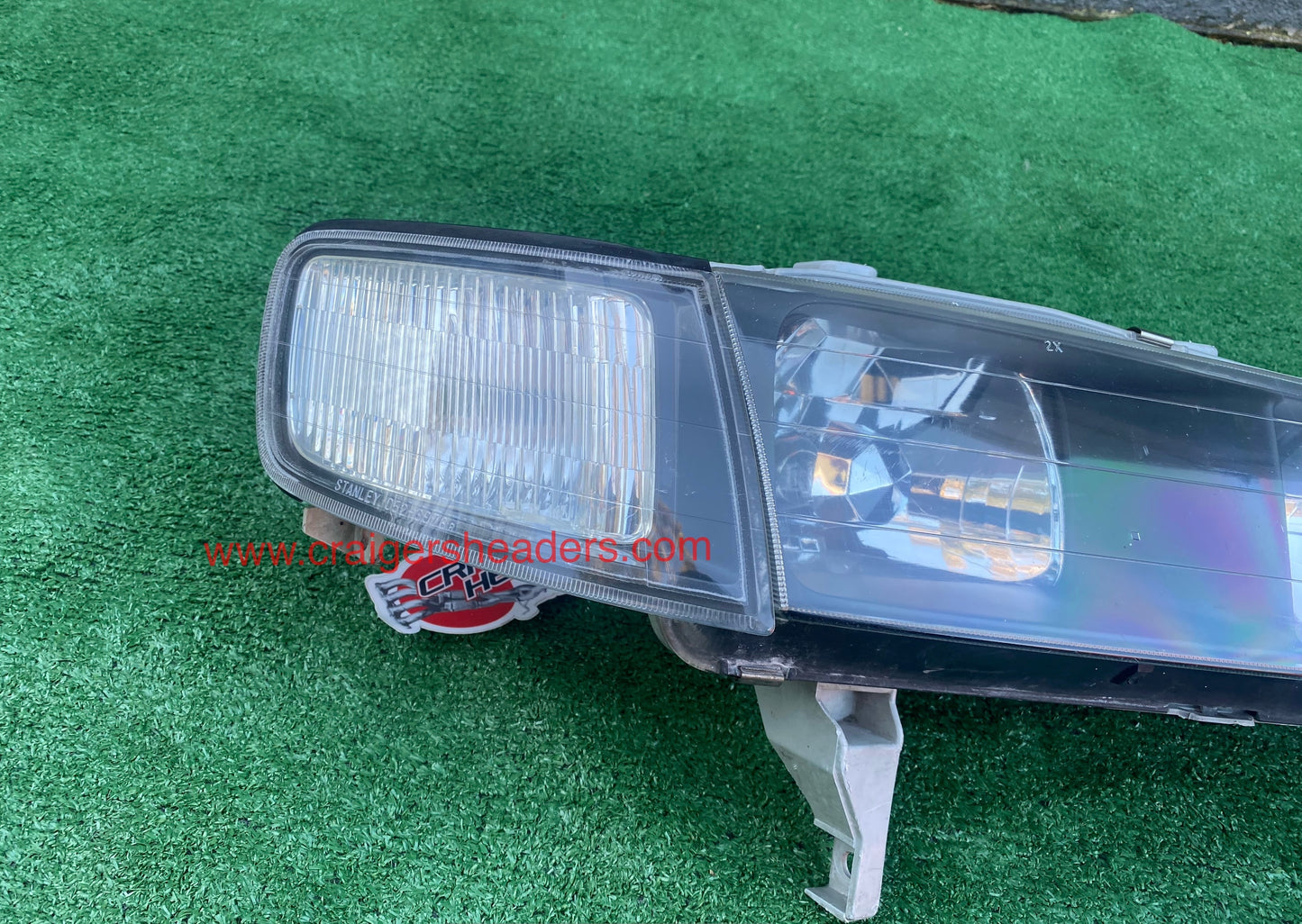 1994-1997 Honda Accord JDM Stanley Headlights. (Black Housed)