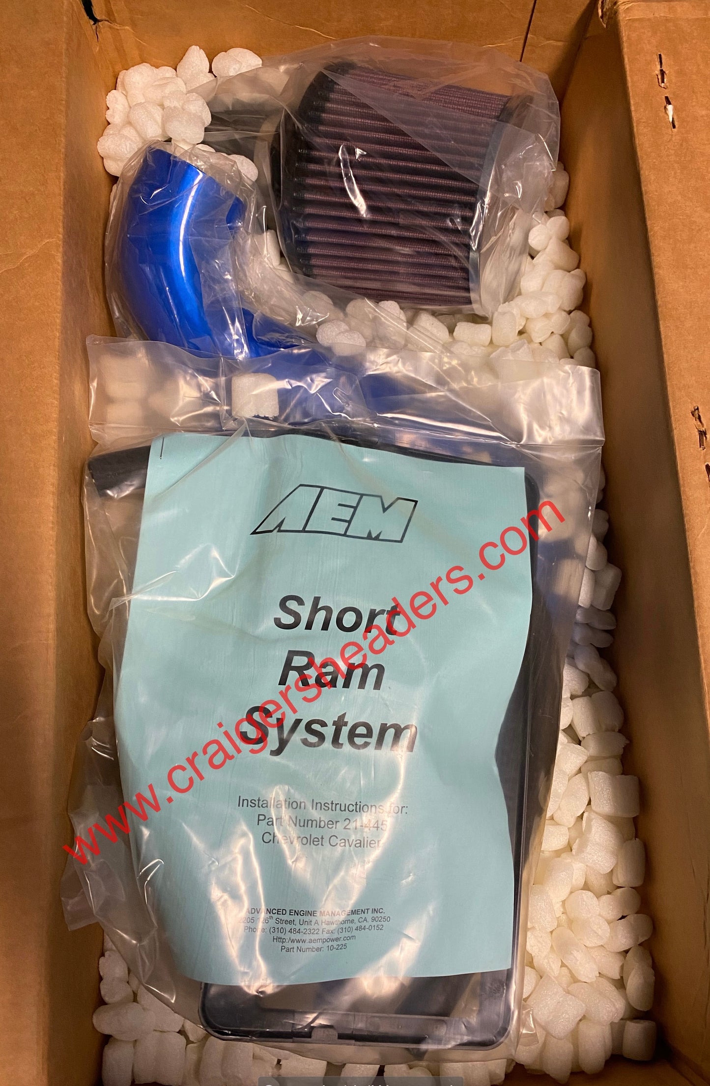 AEM Short Ram Intake for Chevy Cavalier/Pontiac Sunfire 2000-2002 A/T