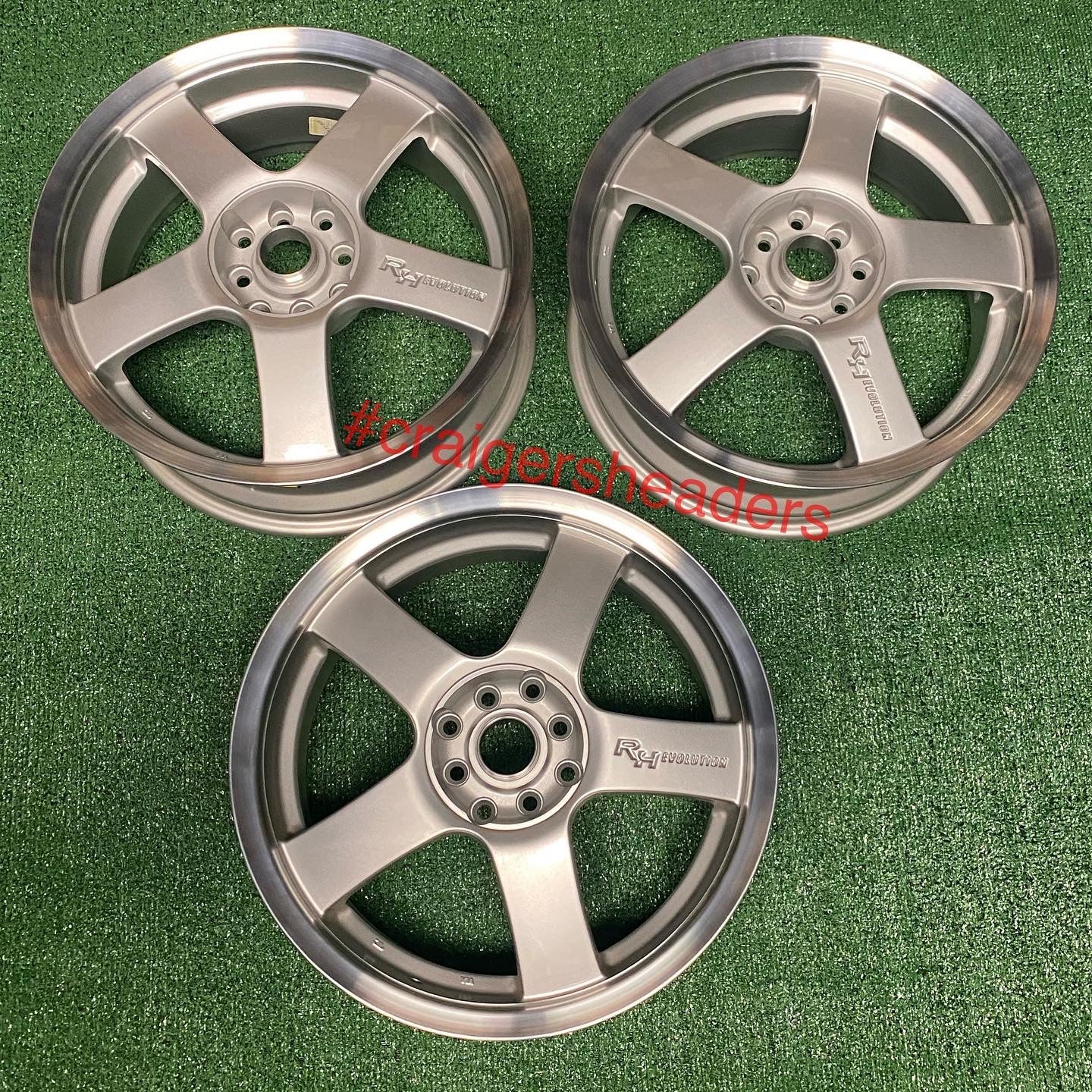 RH Evolution wheels "Not a Set" - 4x100 & 4 x 114 - 17 x 7"