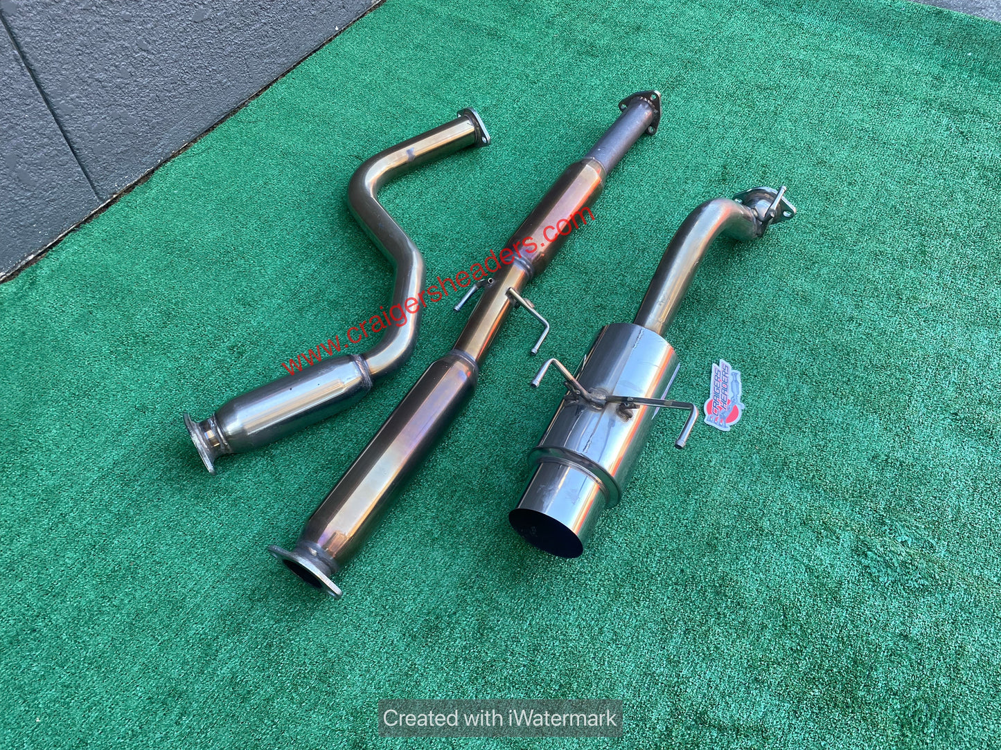 FEEL'S HONDA TWIN CAM EG6 Civic Hatchback Exhaust.