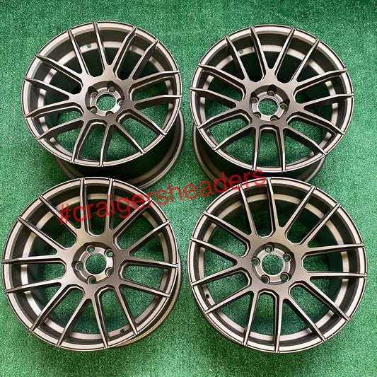 Avid SL01 Super Matte Bronze wheelset - 5x100 - 18x9.5"