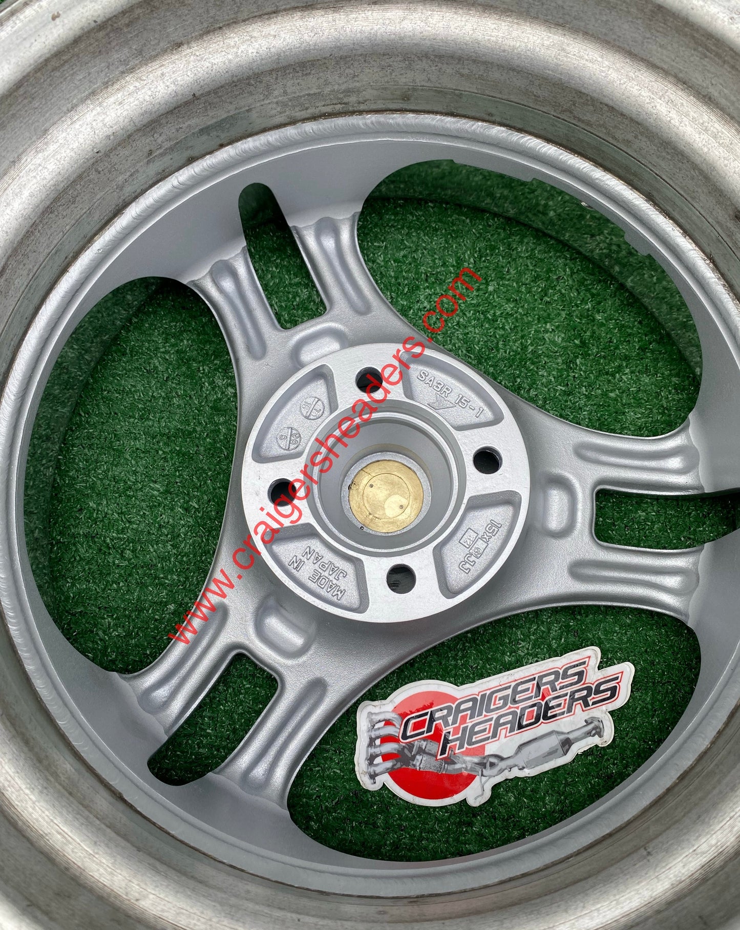 Yokohama Super ADVAN Racing SA3R Silver 15x6.5", 4x100