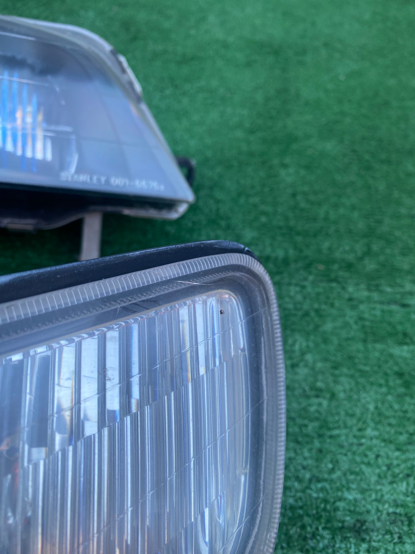 1994-1997 Honda Accord JDM Stanley Headlights. (Black Housed)