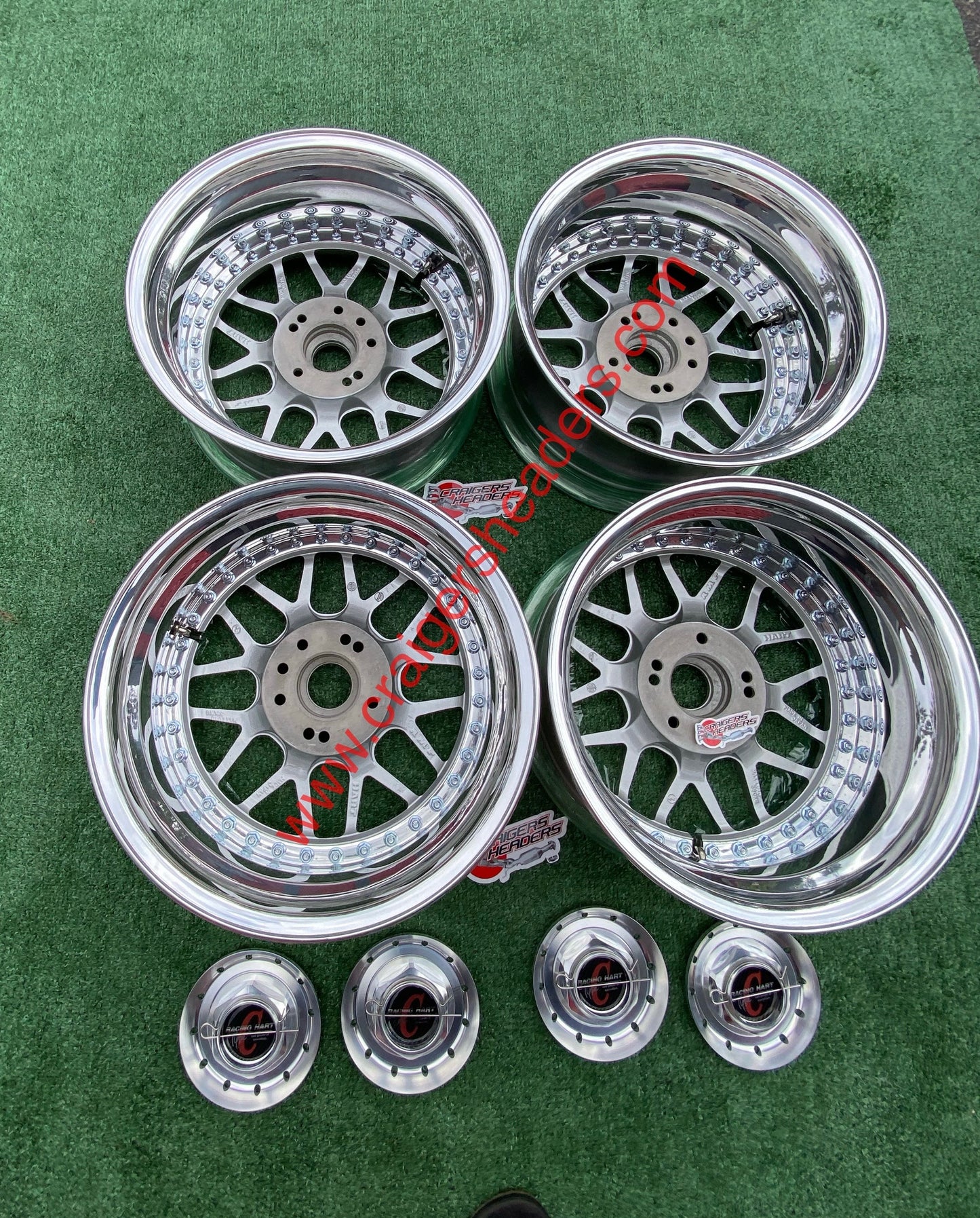 Racing Hart Type C’s - 4x114 & 5x114 - 16 x 7" +38 Offset