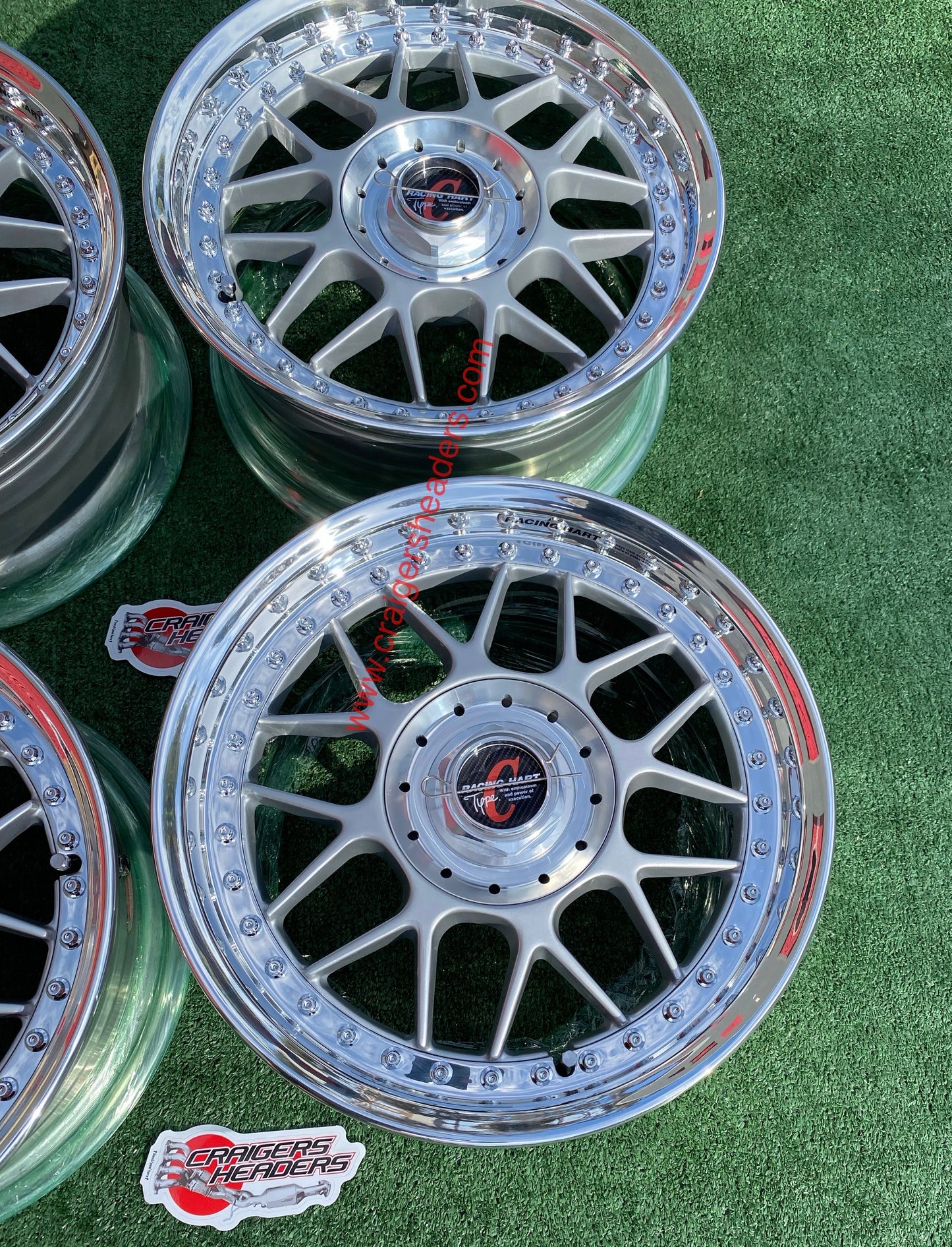 Racing Hart Type C’s - 4x114 & 5x114 - 16 x 8" +38 Offset