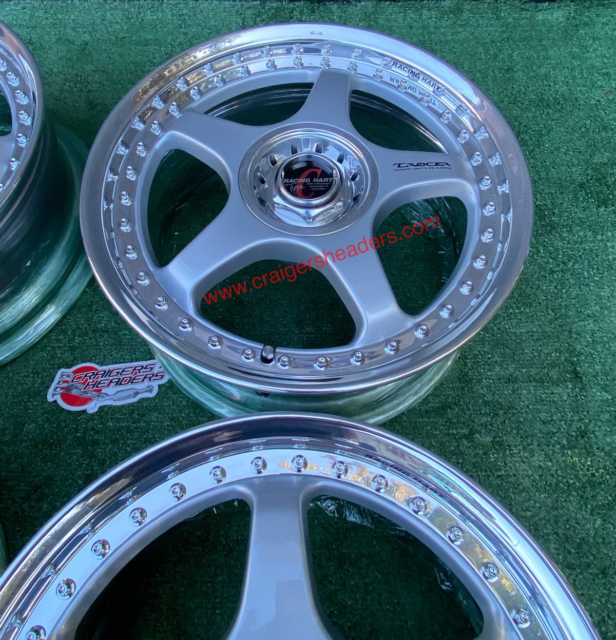 Racing Hart Tracer Type C’s - 5x100 & 4x100 - 17x7.5" +40 Offset