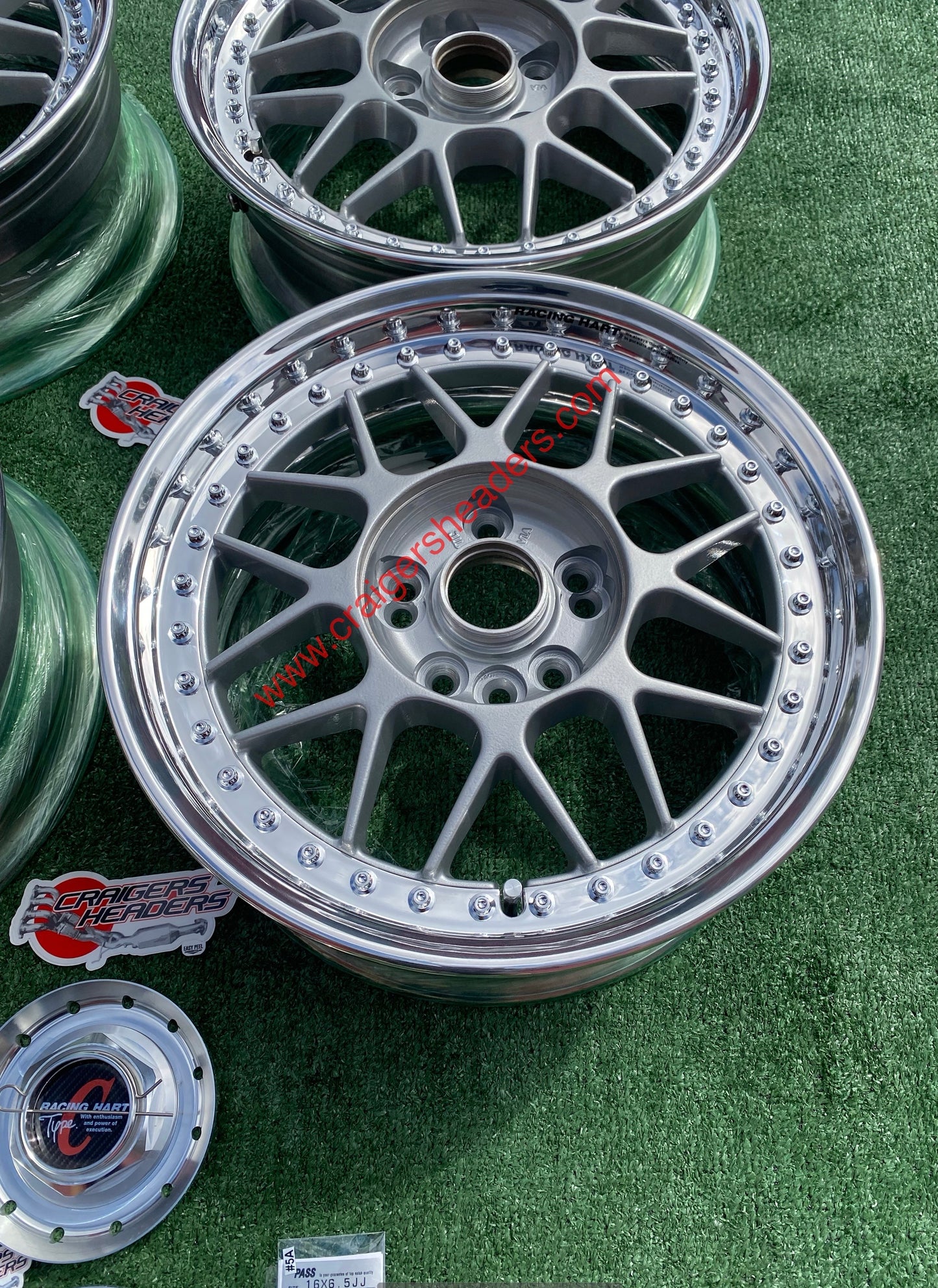 Racing Hart Type C’s - 4x114 & 5x114 - 16 x 6.5" +31 Offset