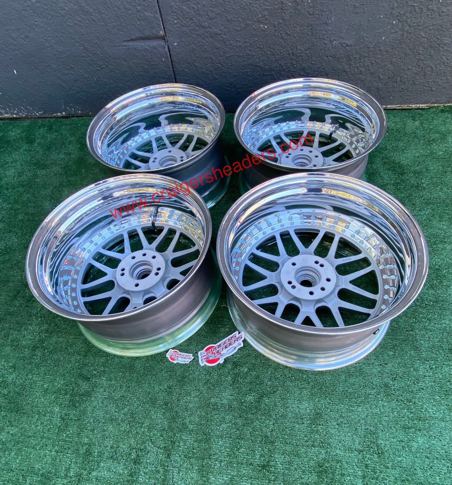 Racing Hart Type C2’s - 4x114, 5x114 - 18 x 9", +40 Offset -Square Setup